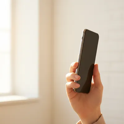 Cliente llamando por teléfono para pedir cita de reparación de persiana